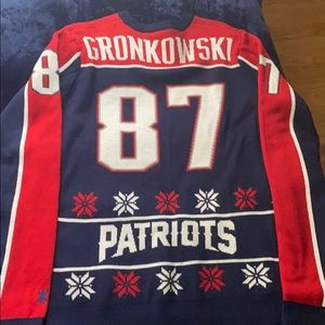 New England Patriots Rob Gronkowski Sweater